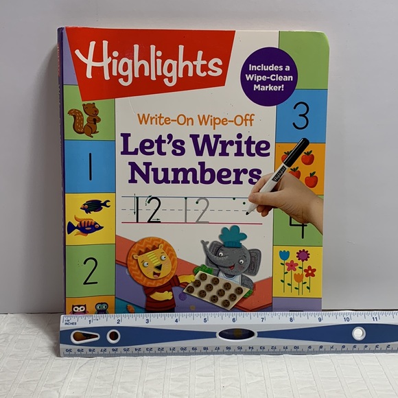 Highlights Let’s Write Numbers Activity Book - Wipe-Off Pages - Picture 14 of 14